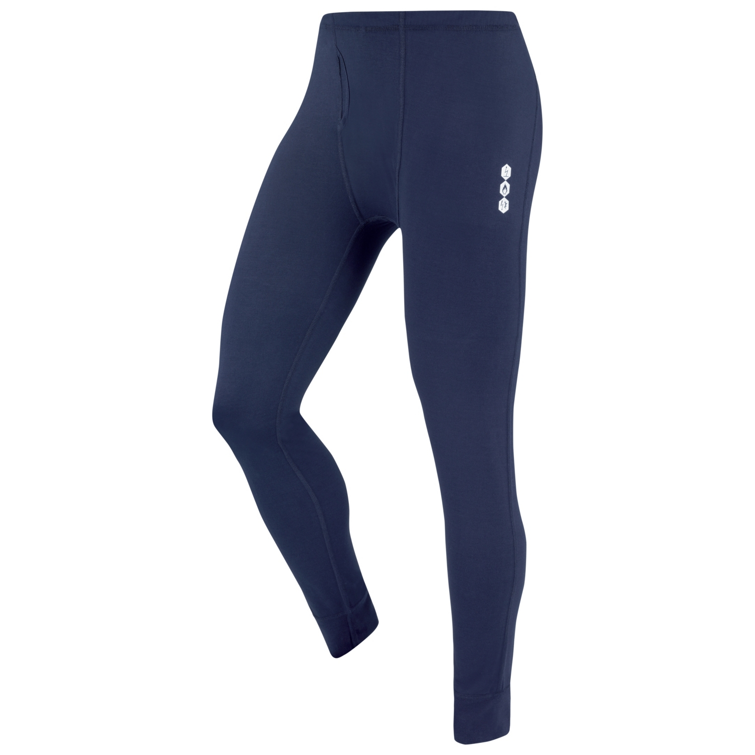 Caleçon long multirisques modacrylique coton homme T1001 gris chiné Cepovett