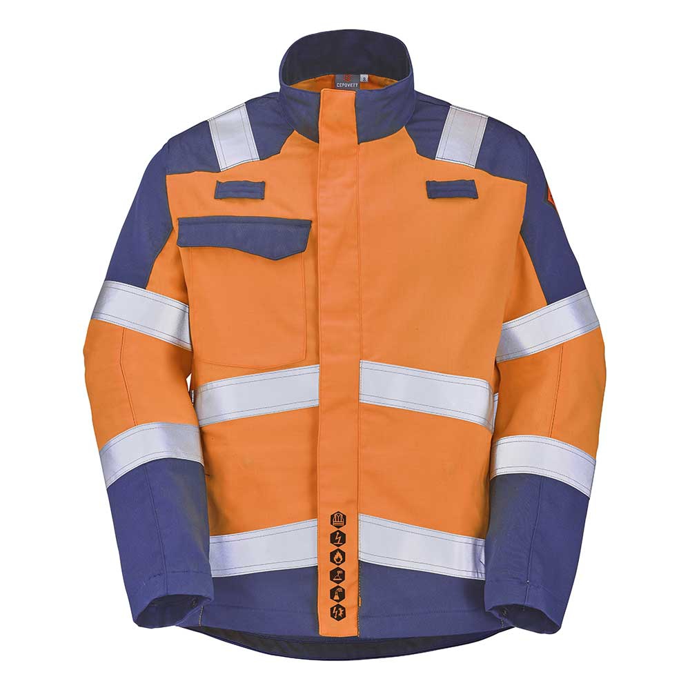 Blouson Abra HV - Orange / Marine Cepovett