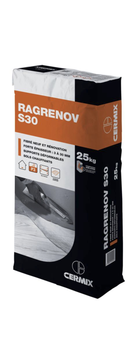 Ragréage fibré Ragrenov S30 Cermix