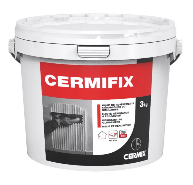 Adhésif haute résistance à l'humidité Cermifix Cermix