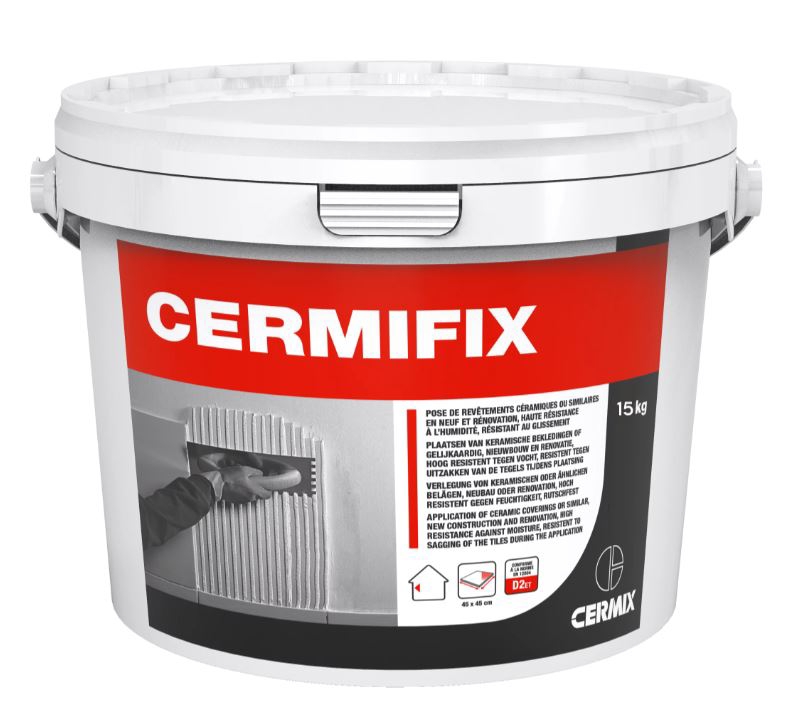 Adhésif haute résistance à l'humidité Cermifix Cermix