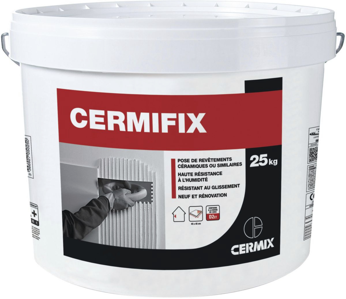 Adhésif haute résistance à l'humidité Cermifix Cermix