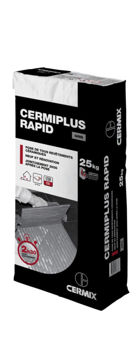 Mortier colle Cermiplus Rapid Cermix