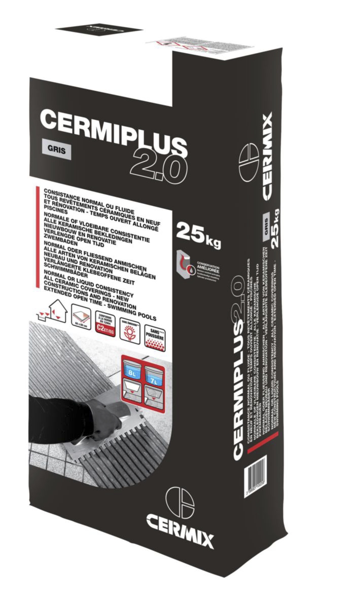 Mortier colle Cermiplus 2.0 Cermix