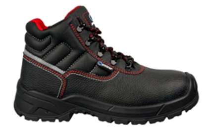 Chaussures de sécurité hautes Volcan Pro mixtes noir / rouge - S3 SR FO CFP