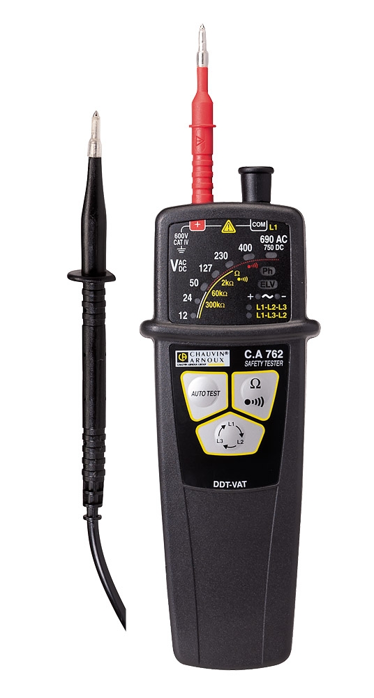  Vérificateur d'absence de tension C.A 762 