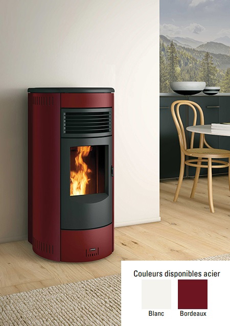 Poêle à granulés RITA 11,2 kW - Les Experts du Poêle