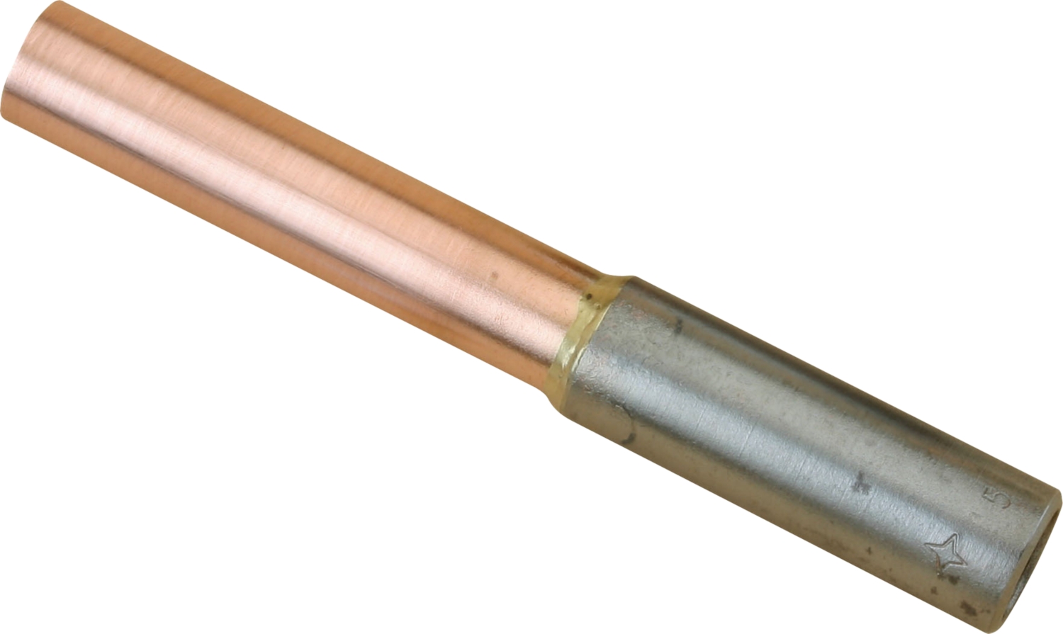 Manchette d'assemblage tube acier / cuivre Chuchu Decayeux