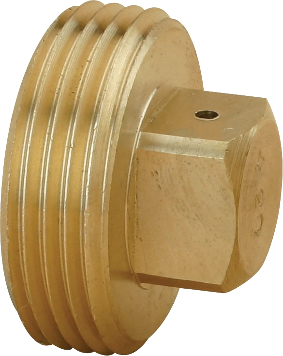Bouchon laiton à joint plat compteur Mâle Chuchu Decayeux