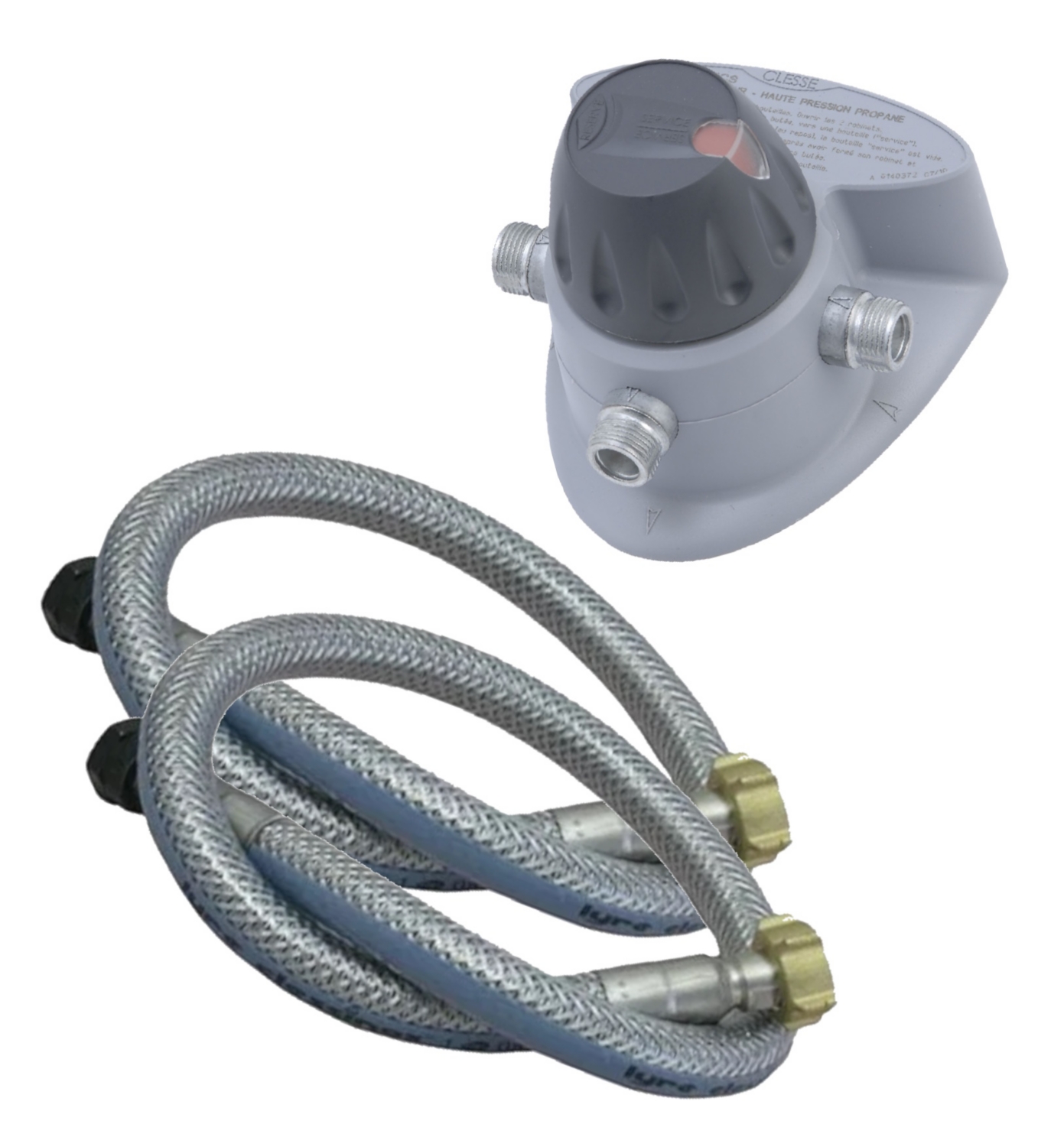 Kit inverseur automatique 2175C + 2 lyres Clessinox propane Clesse