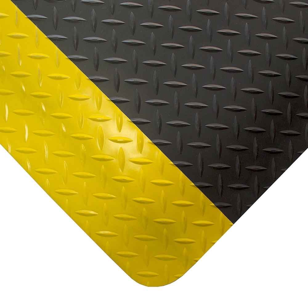  Tapis anti-fatigue Deckplate - Jaune/Noir 