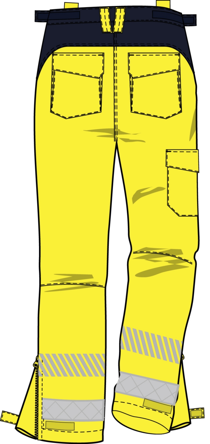 Pantalon Lumina HV - Jaune / Marine Codupal