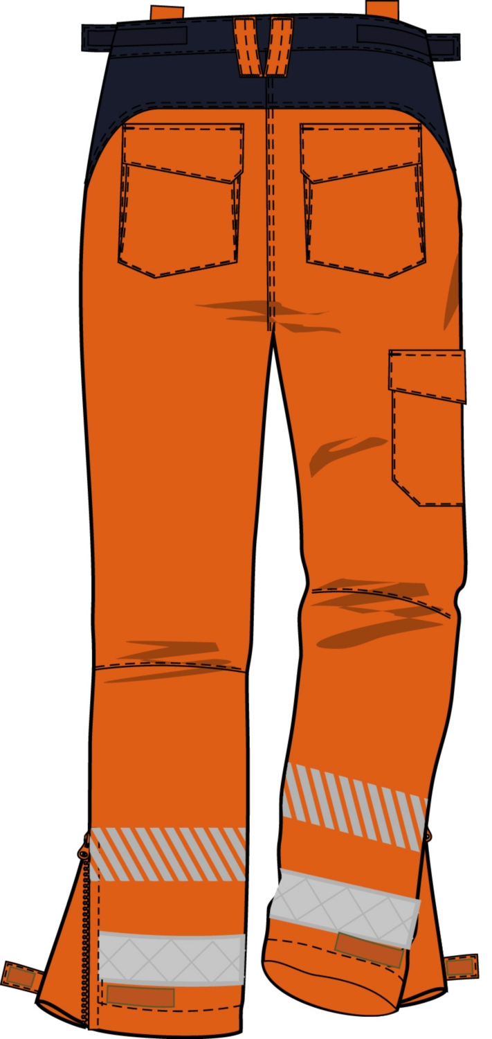 Pantalon Lumina HV - Orange / Marine Codupal