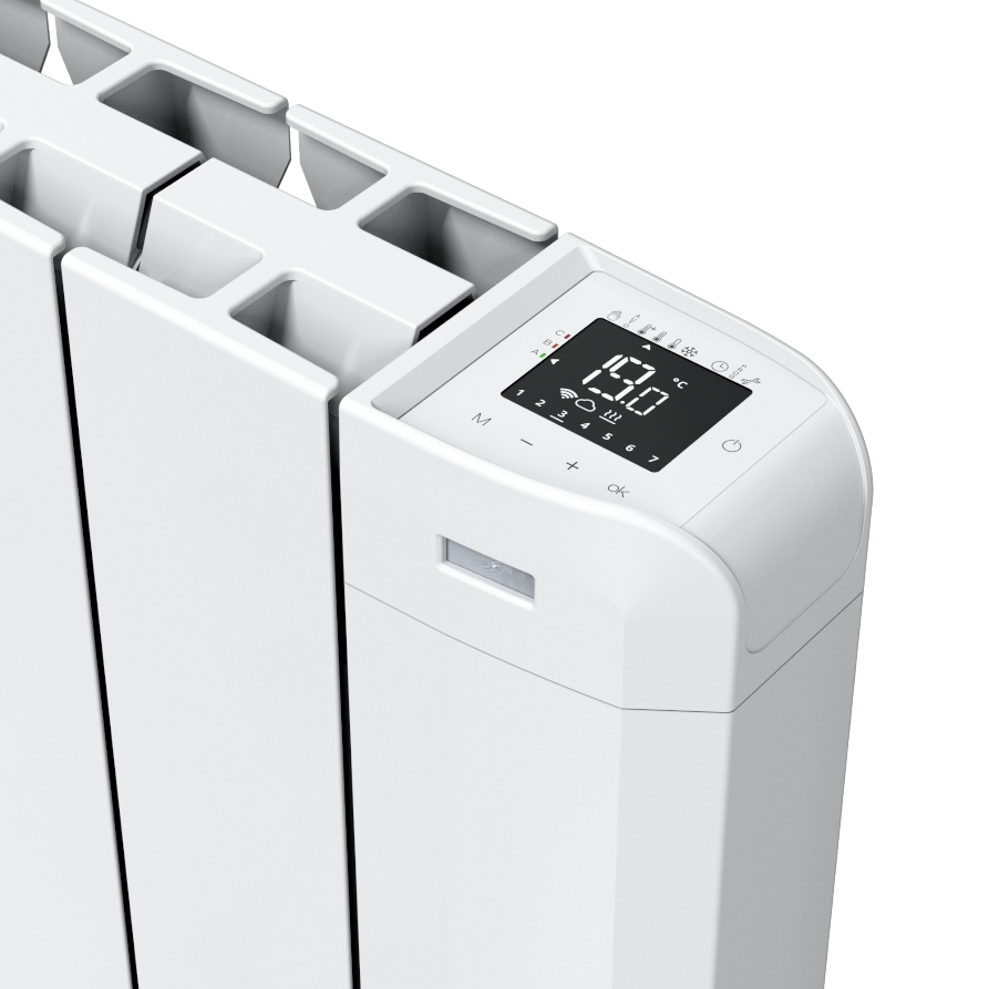 Radiateur électrique connecté caloporteur RAD - Blanc Thermance
