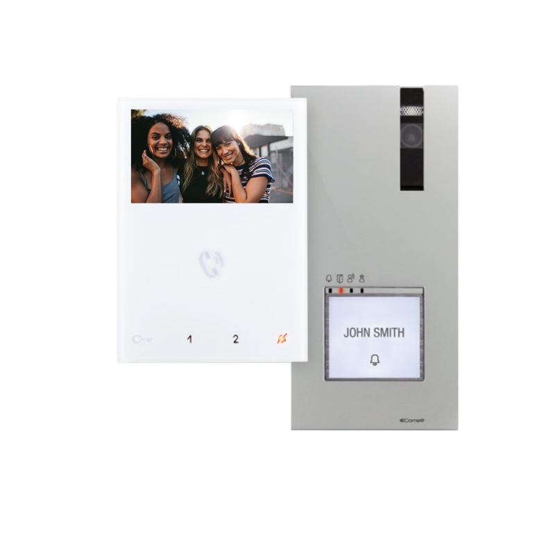 Kit vidéo Quadra 2 fils moniteur People main libre couleur