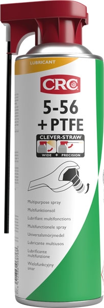 Lubrifiant muti-fonction 5-56 + PTFE Clever-Straw