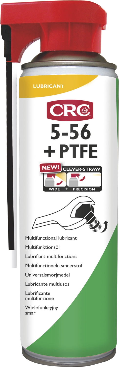 Lubrifiant muti-fonction 5-56 + PTFE Clever-Straw CRC Industrie
