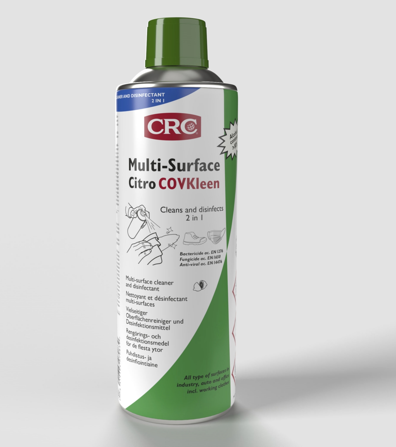 Spray nettoyant Multi-Surface Citro COVKleen CRC Industrie