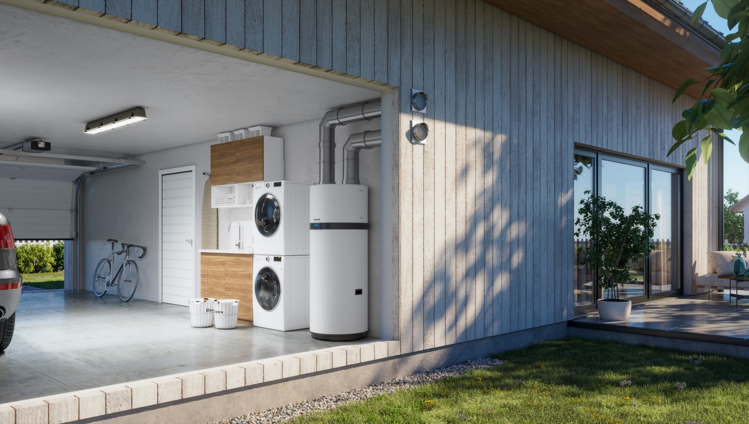 Chauffe-eau thermodynamique Altherma M HW - Double échangeur - R134A Daikin