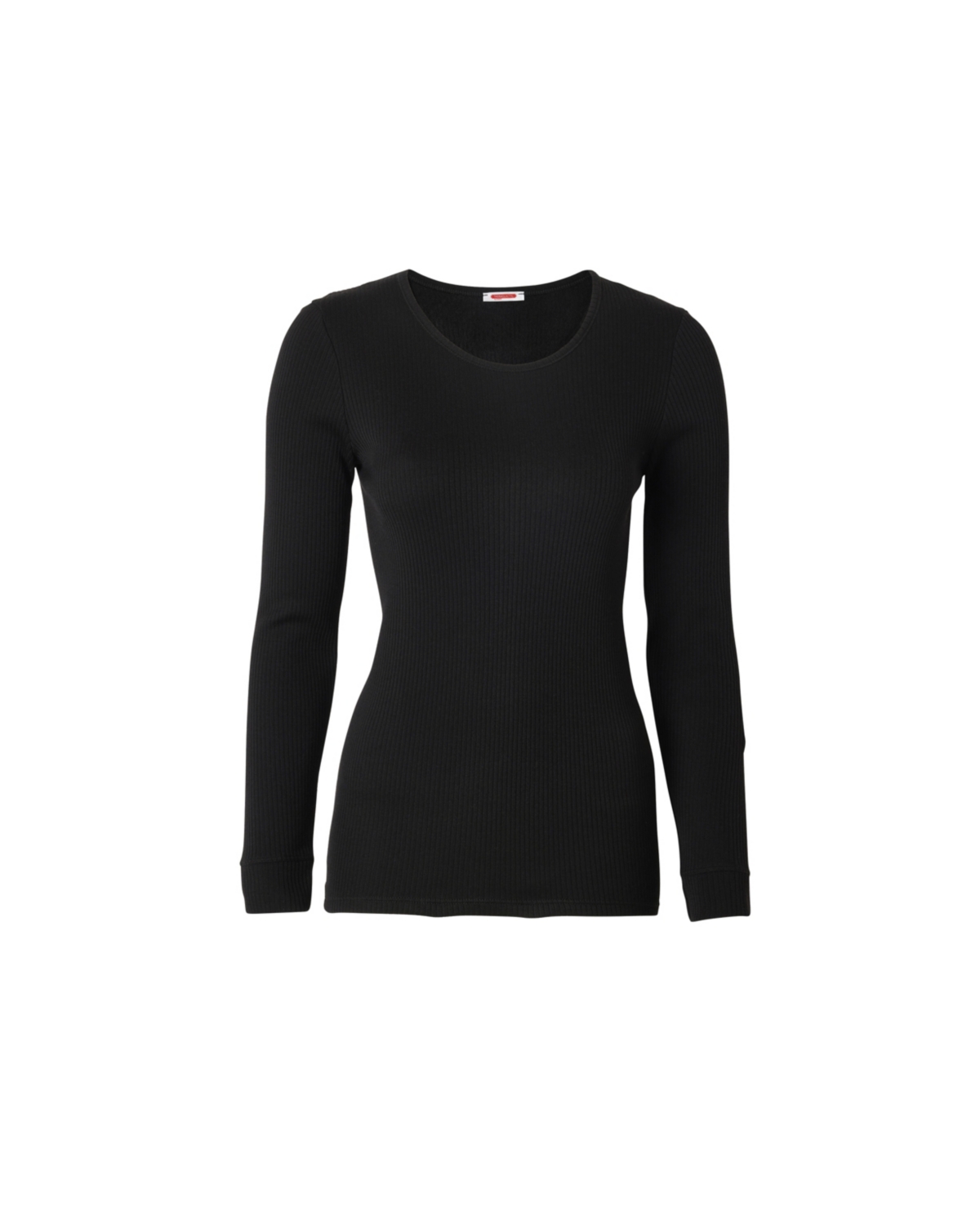 Tee-shirt acrylique polyester femme Thermolactyl col rond manches longues noir Damart Pro
