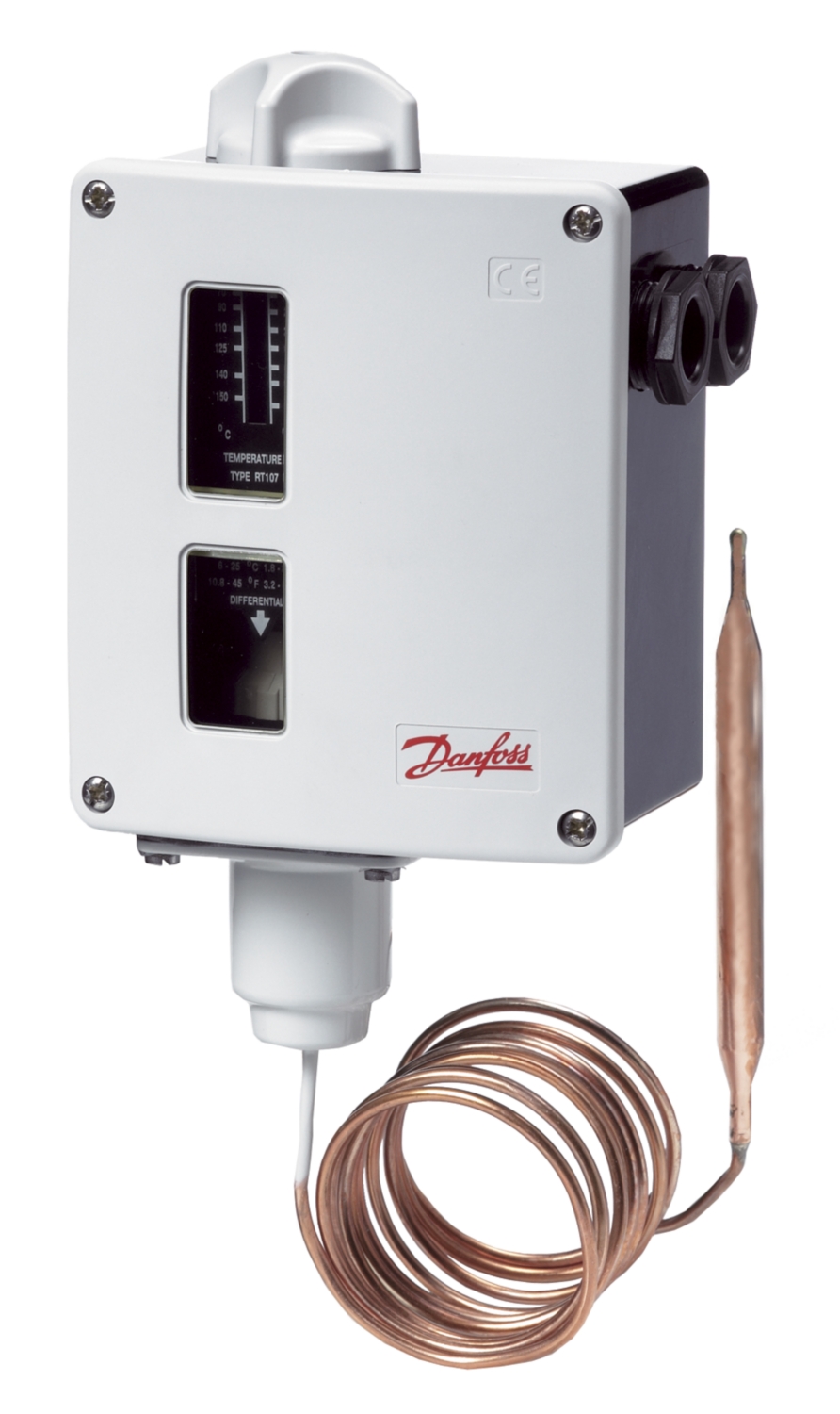 Thermostat à bulbe à distance série RT107 Danfoss
