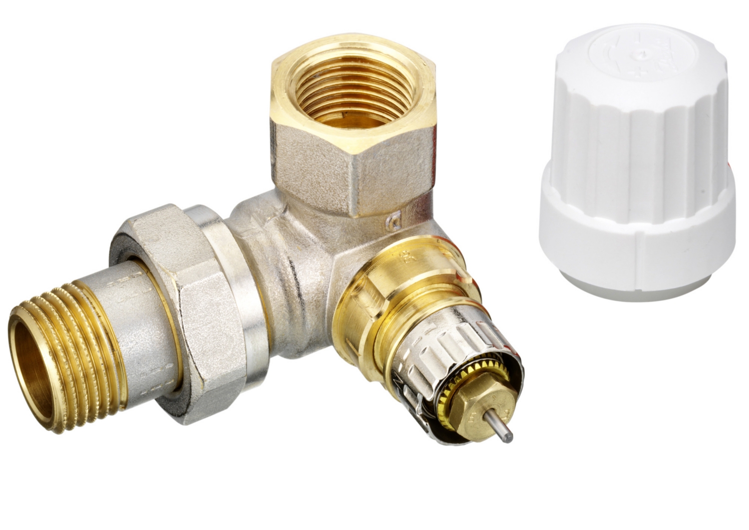 Corps de réglage RA-IN avec préréglage intégré angle à gauche Danfoss
