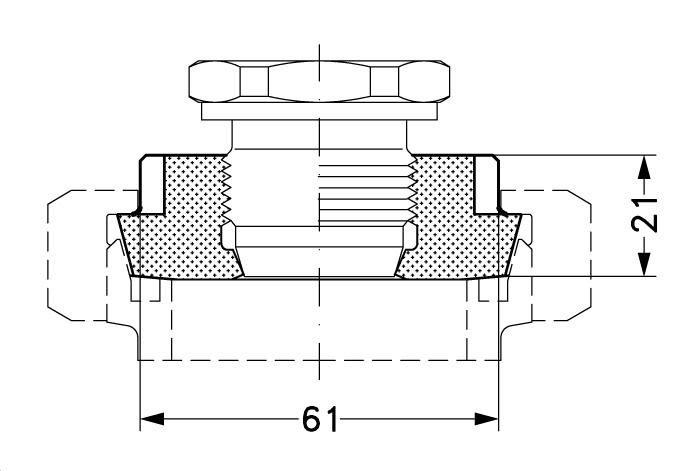 Raccord DN50 Danfoss