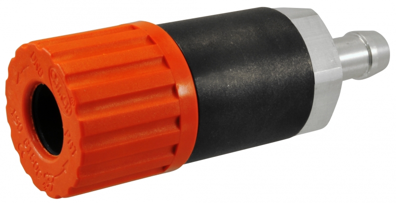 Coupleur ISO C DN8 acier joint NBR bague rotative plastique série 203 TST