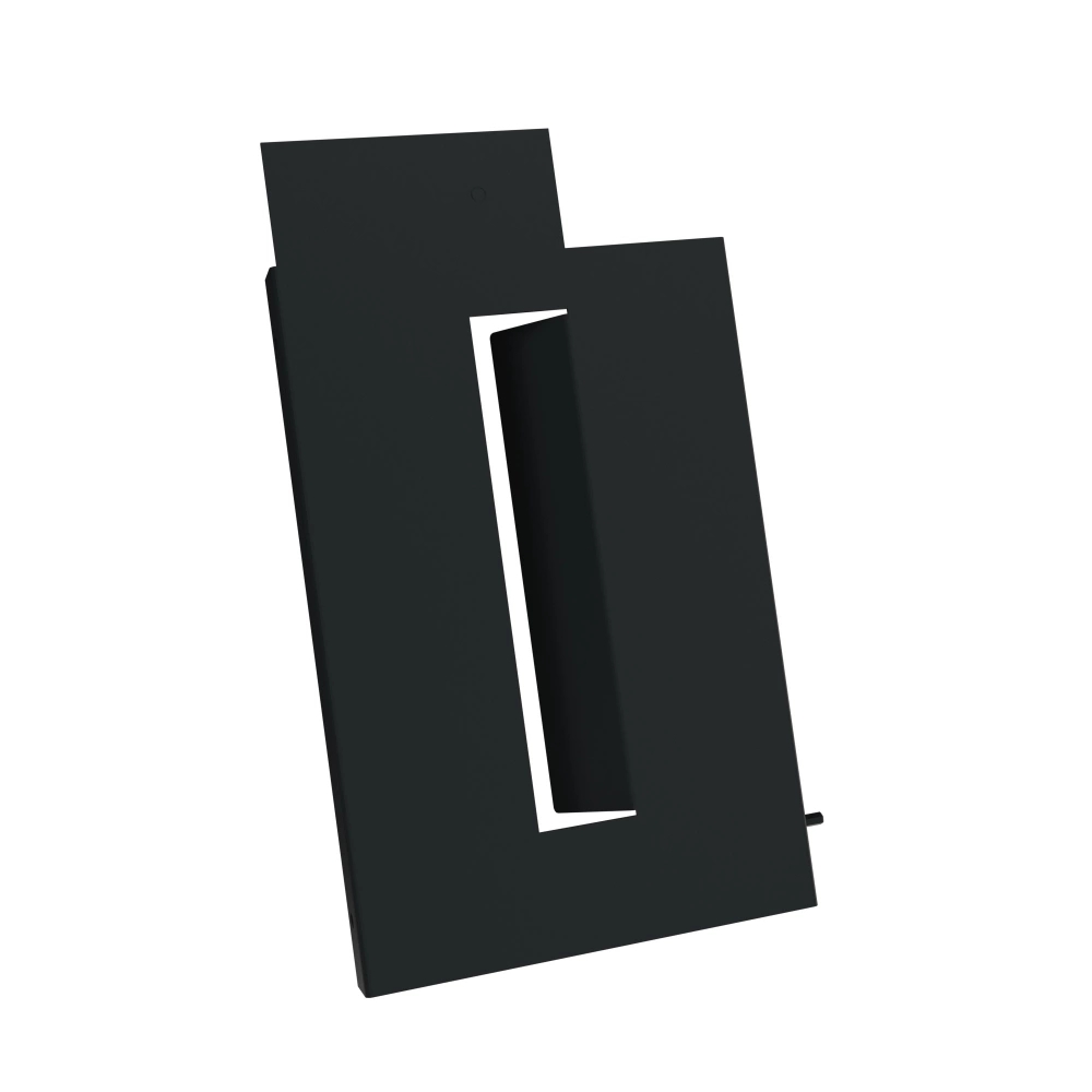 Cache climatisation joues latérales aluminium anthracite