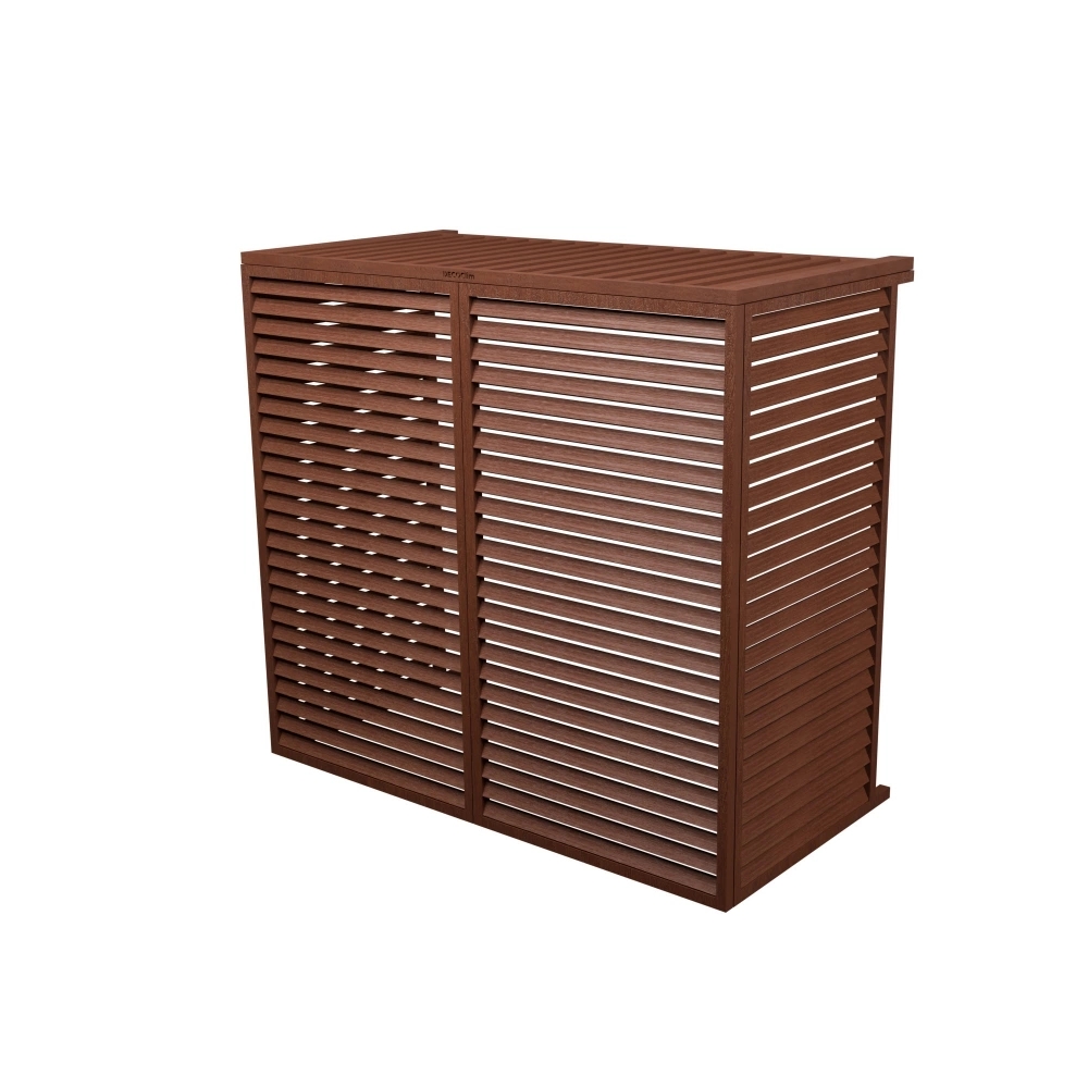 Cache climatisation bois