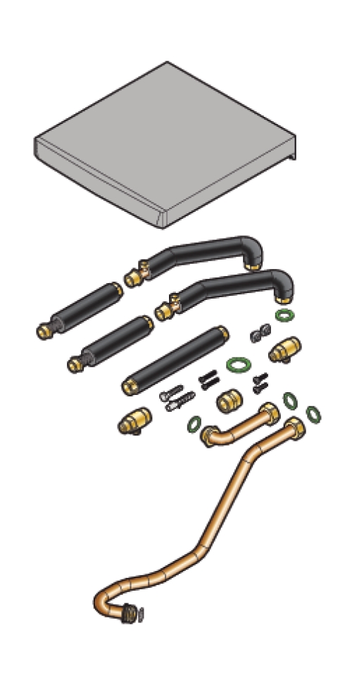Kit de liaison chaudière AGC/préparateur indépendant B220 SHL De Dietrich