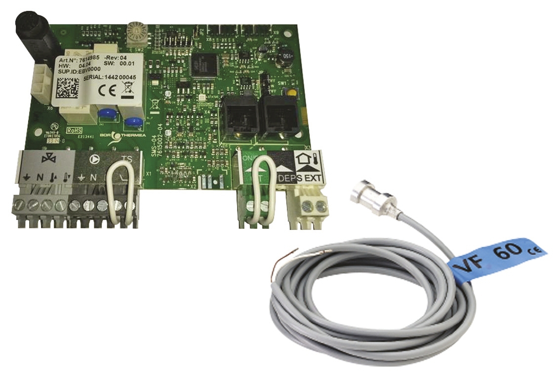  Platine + sonde pour circuit avec vanne mélangeuse - Tableau IniControl 2 