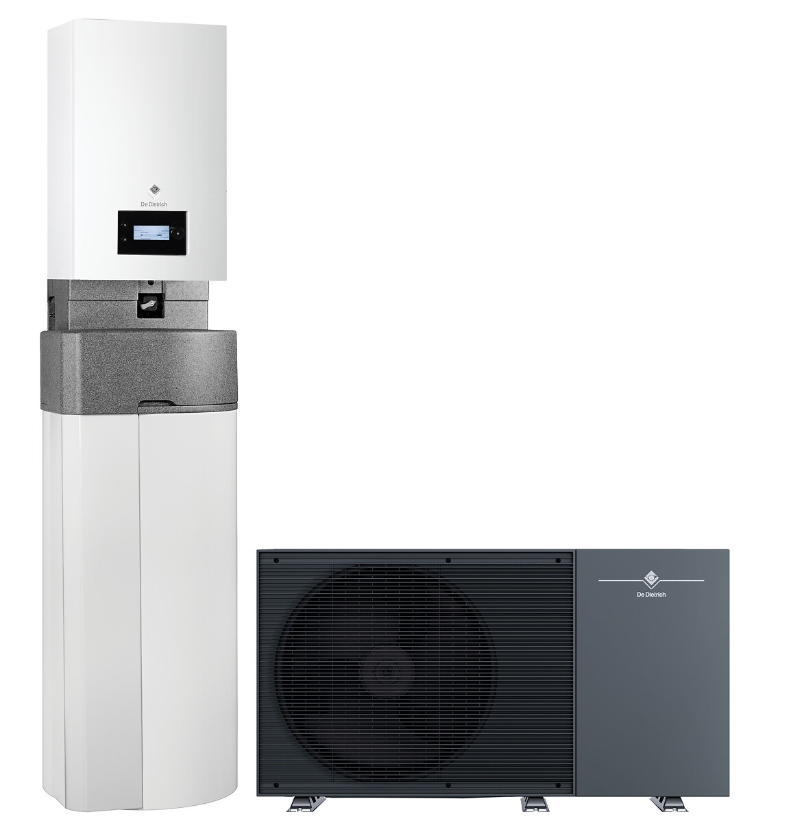 Pompe à chaleur monobloc Alezio M Compact - R290 : ballon ECS intégré 180 L De Dietrich