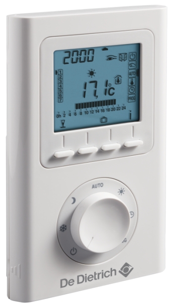 Thermostat d'ambiance programmable sans fil - Colis AD338 De Dietrich