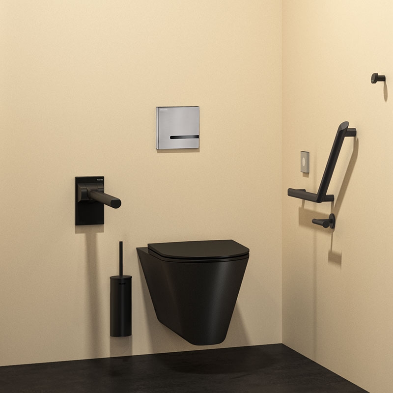Cuvette WC suspendue 700 S sans bride - Sortie horizontale Delabie
