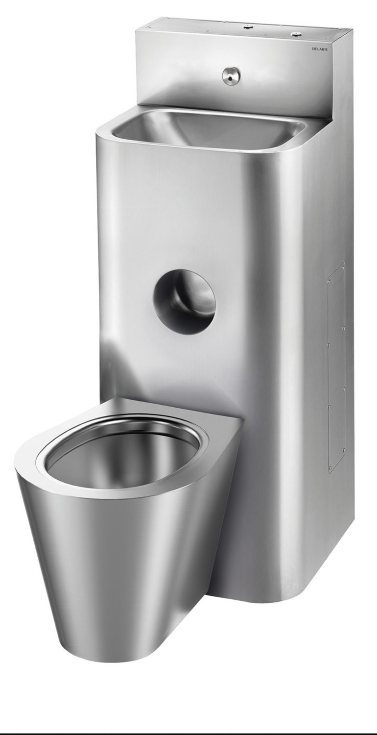Combi WC-Lavabo Kompact - Au centre Delabie