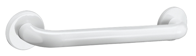  Barre d'appui Basic droite Ø 32 mm inox époxy blanc 