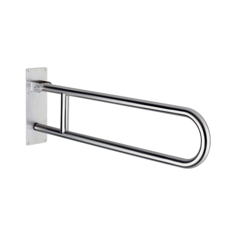 Barre d'appui rabattable Basic inox poli satiné 35164S Delabie