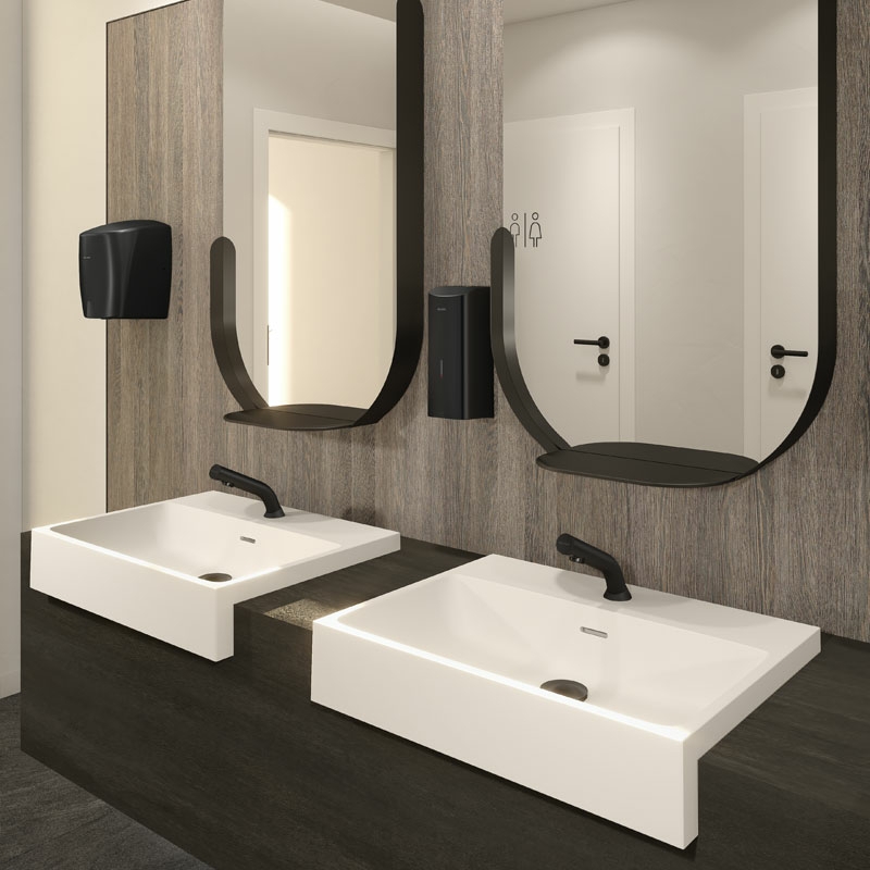 Mitigeur électronique lavabo Binoptic Mix H. 110 mm Delabie