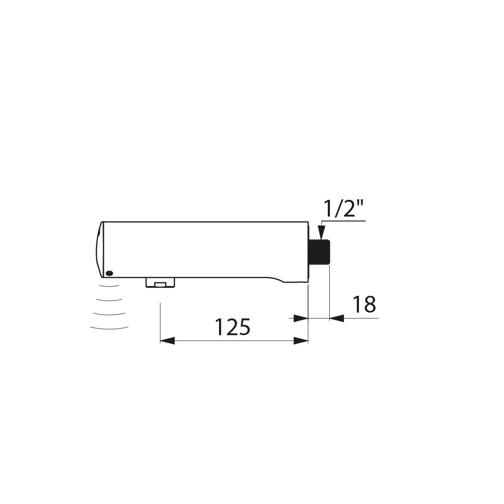 Robinet électronique lavabo Tempomatic 4 443406 Delabie