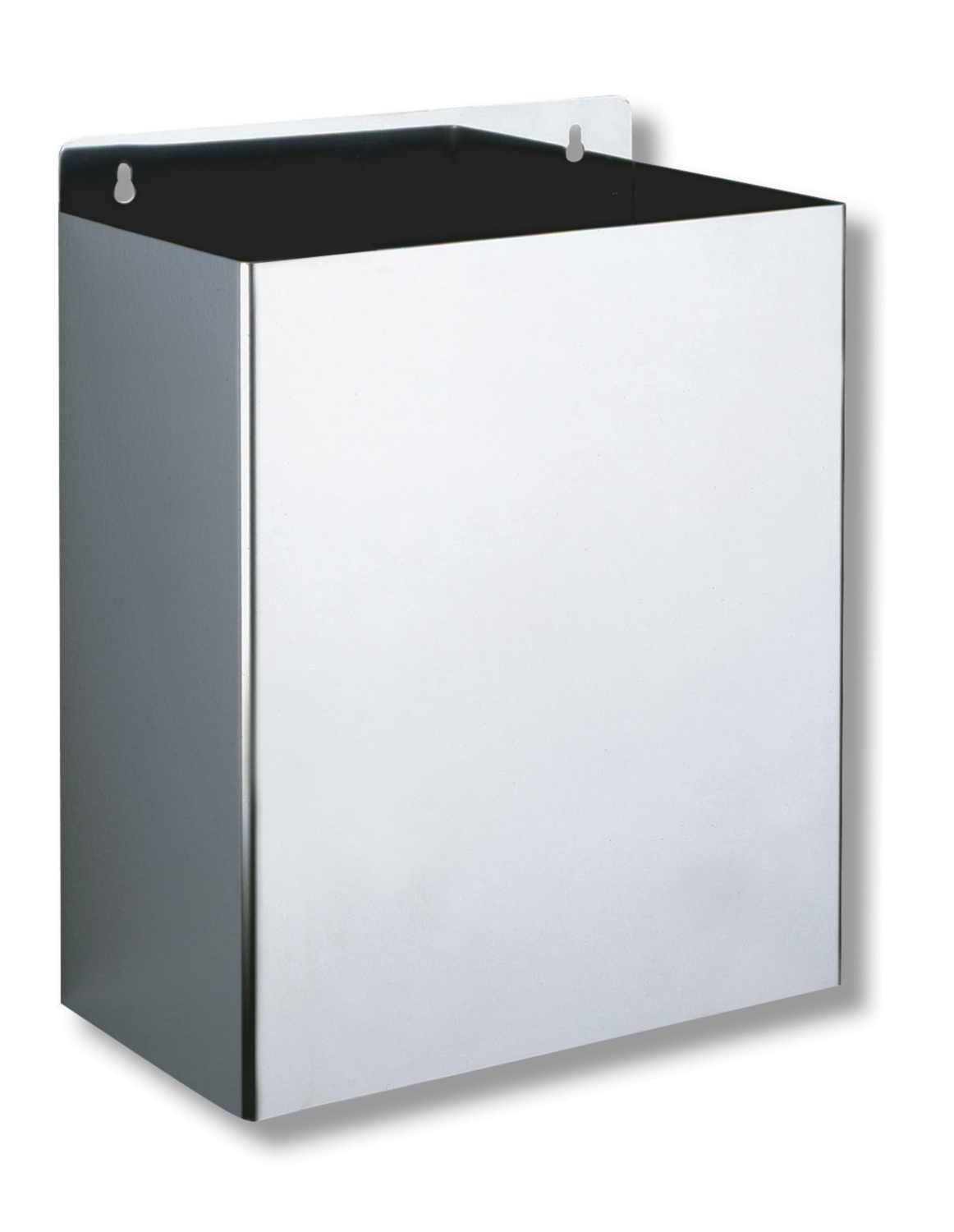 Poubelle murale Fort sans couvercle - Inox Delabie