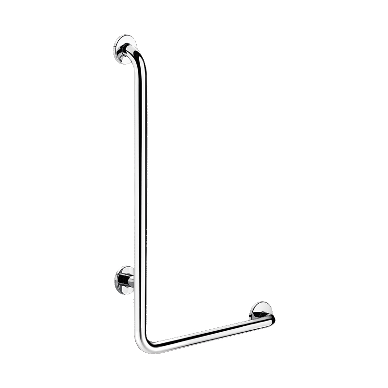 Barre de maintien en L 90° H 75 Ø 32 mm Ultra inox Delabie