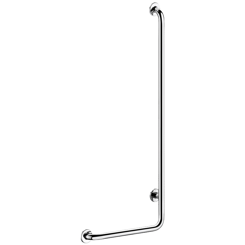 Barre de maintien en L version droite Inox poli brillant UltraPolish 5071DP2 Delabie