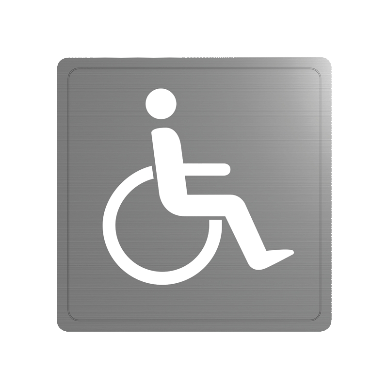 Autocollant handicapé - Direct Signalétique