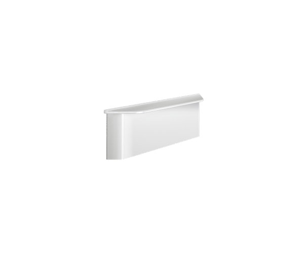 Tablette de douche murale blanc, sans plaque de fixation 511921W Delabie