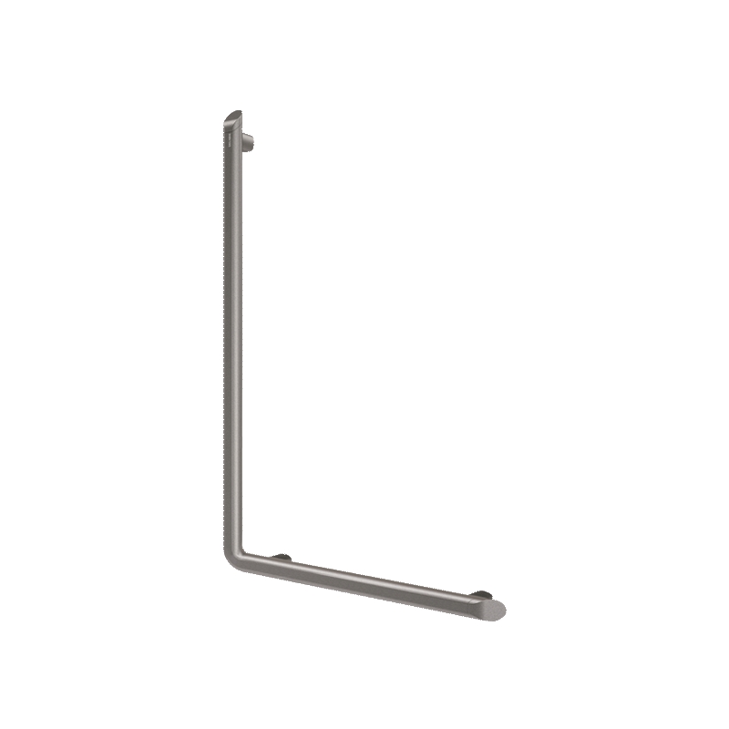 Barre de maintien en L Be-Line® Ø 35 H. 750 mm Aluminium Delabie