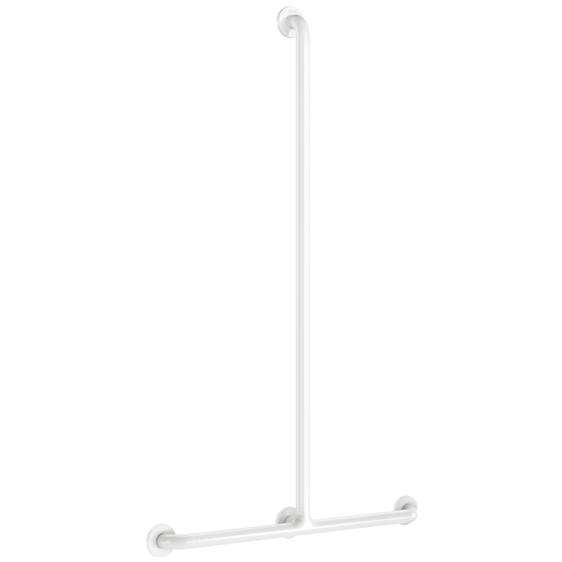  Barre de maintien en T 90° Nylon blanc antibactérien 