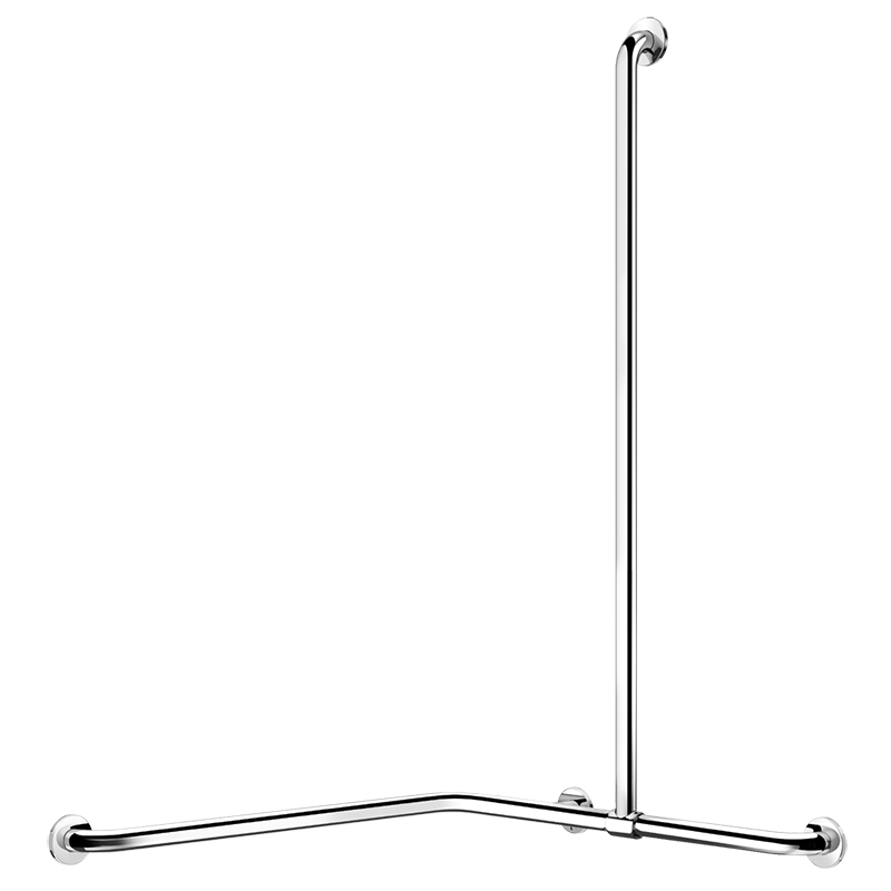  Barre de douche d'angle en L ou T coulissante 90° Ultra inox 