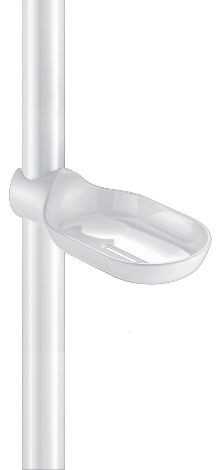 Porte-savon pour barre de douche