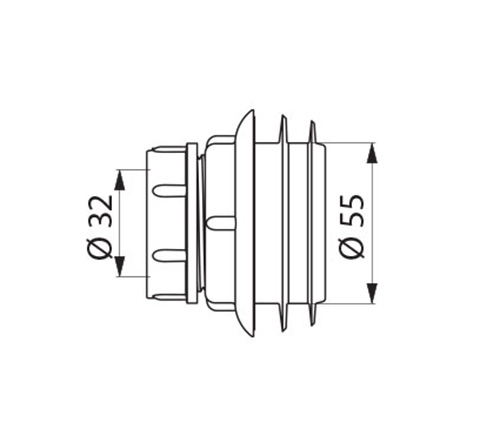 Nez de jonction 705000 Delabie